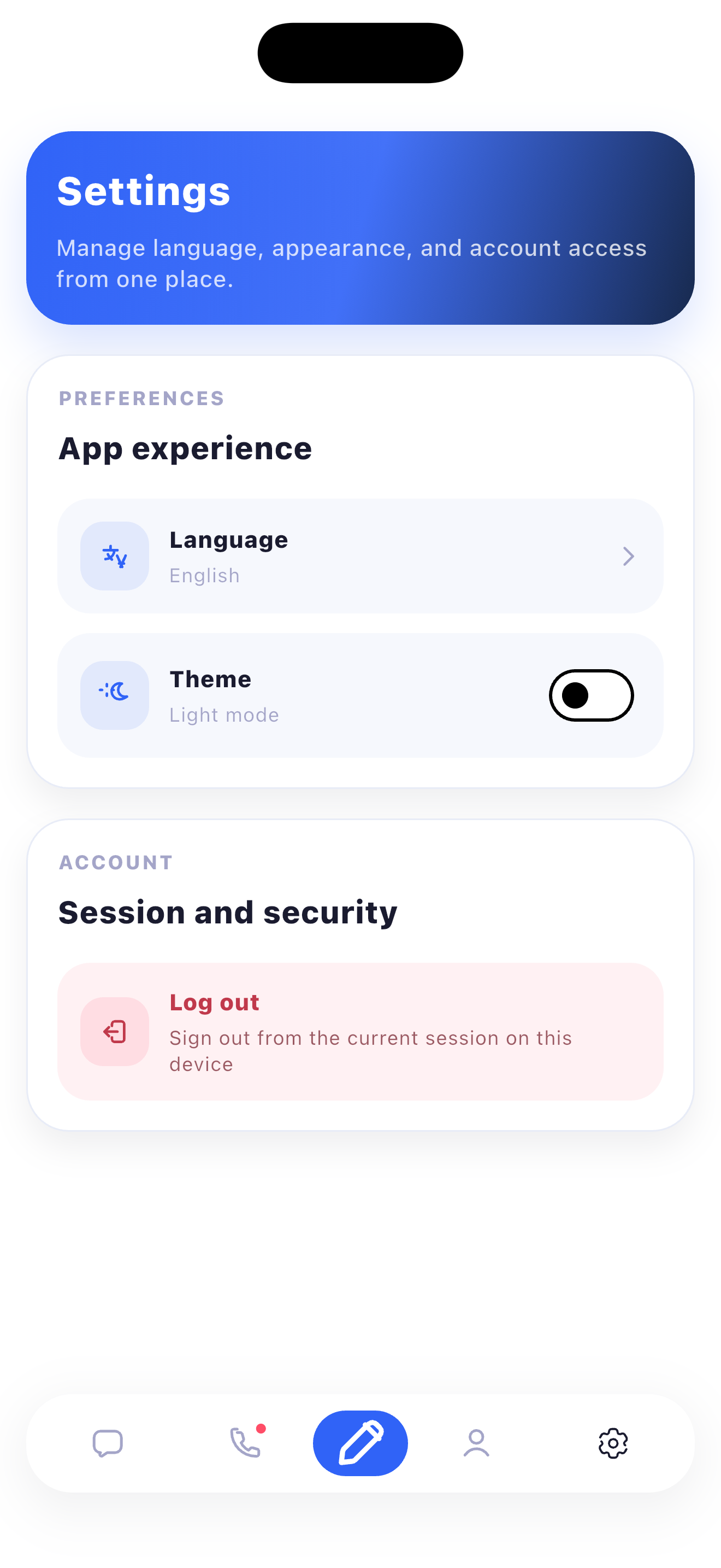 Sngine Messenger – Flutter Social Networking App (Android & iOS) mobile preview